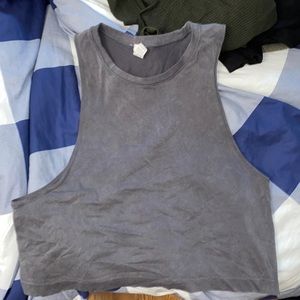 90 Degree Grey Muscle Tee